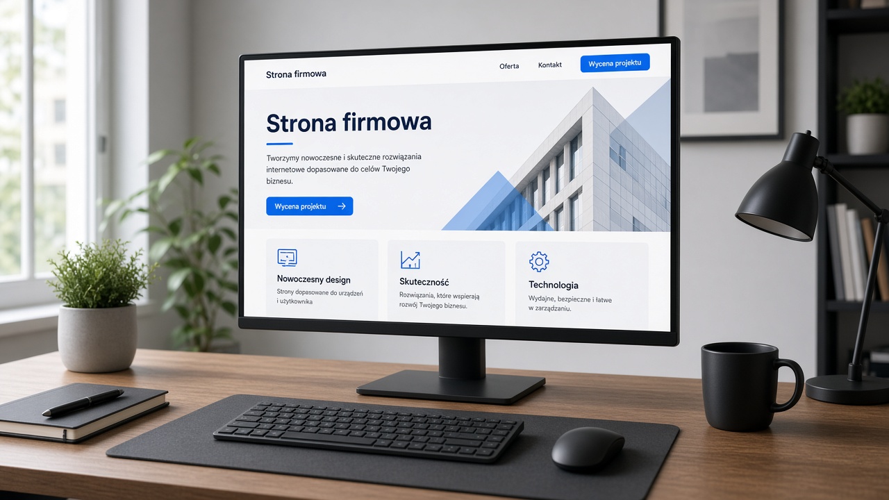 Strony internetowe Łódź — projektowanie stron WWW i systemów, anim8